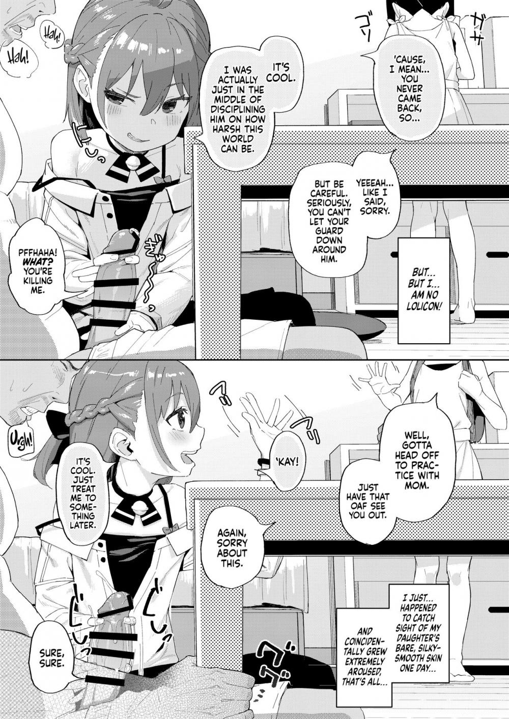 Hentai Manga Comic-I Was Raped by a Little Brat Who's Friends With My Daughter-Read-10